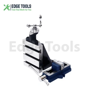 Tornio Fresa Verticale Scorrevole Base Fissa 4" x 5" e Vice Vise Autocentrante 2" - Foto 1 di 12