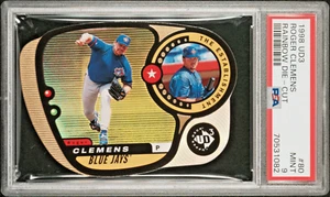 1998 UPPER DECK UD3 RAINBOW DIE CUT PARALLEL #80 ROGER CLEMENS #/100 PSA 9 POP 1 - Picture 1 of 2