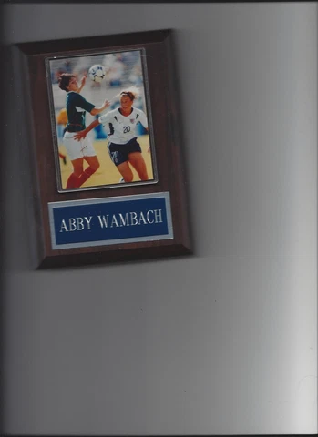 ABBY WAMBACH PLAQUE USA SOCCER OLYMPIC GOLD Cover