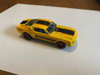 Hot Heels Ford '66 Shelby Mustang Gt500 Yellow Diecast Car Mattel 2012