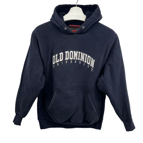 Old Dominion University Spellout Pullover Hoodie Sweatshirt Norfolk Va Sz XS Cover
