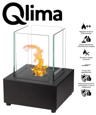 CAMINETTO A BIOETANOLO PORTATILE QLIMA FFB 022