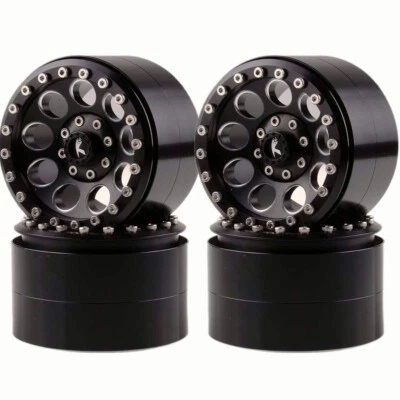 4 peças aro de roda Beadlock 2,2" para rastreador AXIAL SCX10 Yeti Wraith T4 D90 RC 1/10 - Imagem 1 de 4