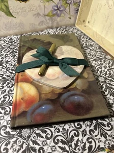 NOTEBOOK JOURNAL Hearth Pad NOTE PEN Vintage Hard Green Paste - Picture 1 of 7