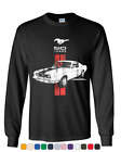 Ford Mustang 50 Years Long Sleeve T-Shirt GT Boss 302 Shelby Cobra Tee