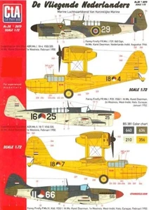 CTA Decals 1/72 DE VLIEGENDE NEDERLANDERS Dutch Navy Post War Aircraft - Picture 1 of 8