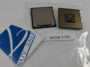 Intel Xeon 5130 Dual Core 2.00GHz 4M 1333MHz LGA 771 64 bit CPU Processor SL9RX - Picture 1 of 2