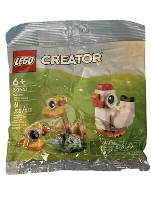LEGO 30643 Creator Easter Chickens Polybag 61pcs New - Image 1 of 2