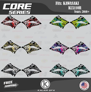 Kawasaki KLX110 (2010-2024) KLX-110 Shroud Graphics Core Series - Picture 1 of 10