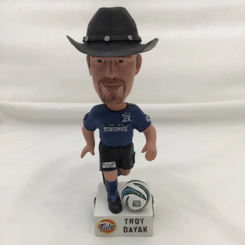 San Jose Earthquakes Cowboy Troy Dayak Bobblehead The Beast W/Box MLS SGA 2002 Cover
