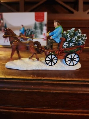 Plaza San Nicolás VIllage Colección Navidad Caballo con Carro  Foto 1 de 4