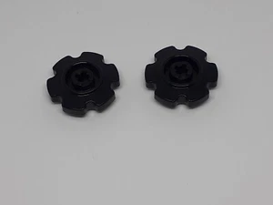 2x Lego® Technic Pignone Piccolo Nero 57520 Ruota Guida Tecnica Piccola - Foto 1 di 2