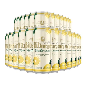 Bitburger Naturally Cloudy Radler 1.9% ABV | 24 x 500ml Cans - Picture 1 of 3