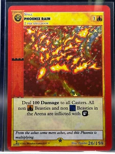 2021 Metazoo Cryptid Nation 2nd Edition Phoenix Rain Full Holo 26/159 - Picture 1 of 2