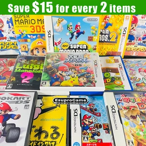 Nintendo DS 3DS Mario Party Kart Maker Sonic Olympic WarioWare Japanese BOX CIB - Picture 1 of 45