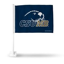 California State Monterey Bay Otters 11X14 Window Mount 2-Sided Car Flag