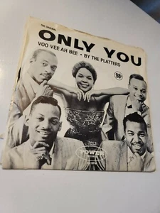 THE PLATTERS ONLY YOU POWER RECORDS SELTENER KILLER SPIELT PERFEKT  - Bild 1 von 5