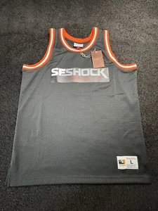 San Francisco Shock Mitchell And Ness SIZE LARGE Overwatch Jersey NWT - Picture 1 of 7