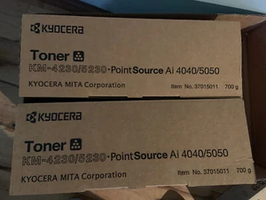 KYOCERA KM-4230-5230 COPIER TONER Lot Of 2 - Picture 1 of 4