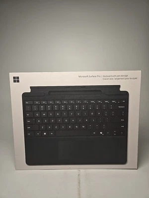 Teclado Microsoft Surface Pro con almacenamiento de lápiz negro - Modelo 1864 Foto 1 de 4