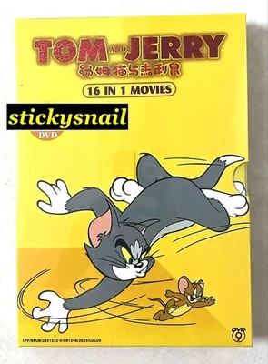 DVD Tom & Jerry Movie Collection DVD 16 Movie ENGLISH DUB Region 0 FREE SHIPPING - Image 1 of 4