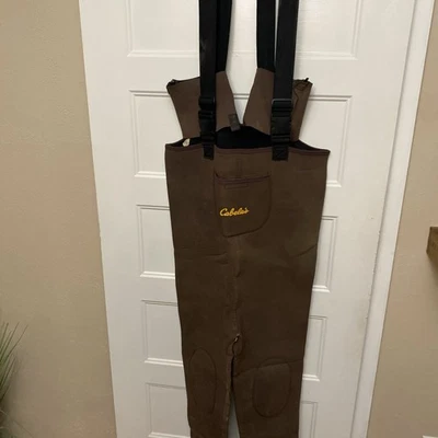 Cabelas classic stocking neoprene chest-high fishing waders. Size XLT. - Image 1 of 4