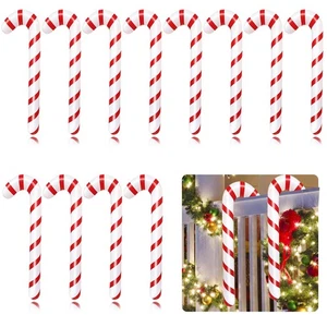 12 Pcs Inflatable Candy Canes for Christmas Decorations,Large Candy Sticks wi... - Picture 1 of 7