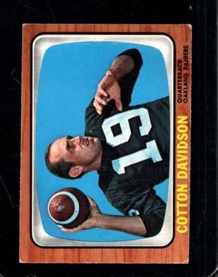1966 TOPPS #109 COTTON DAVIDSON VG RAIDERS *AZ6829 - Image 1 of 2