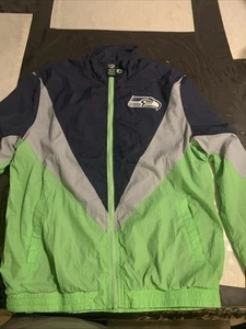 Ropa del equipo de la NFL Seattle Seahawks chaqueta y pantalones de nailon mono talla M mediano - Imagen 1 de 6