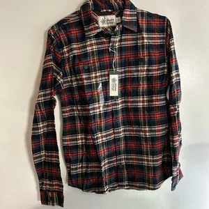 Alpine Design Hike Mid weight Flannel Men’s Small Red Plaid Button Up New 953 - Picture 1 of 5