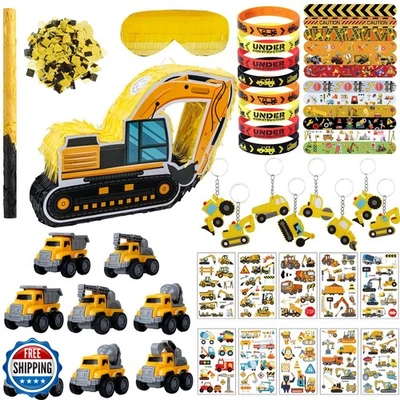 Construction Pinata Dump Truck Pinata for Boy Kids Construction Birthday Part - Image 1 of 4