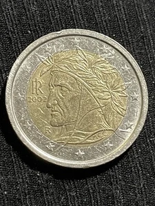 2002 Italy 2 Euro Coin - Picture 1 of 3