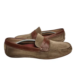 Florsheim Driver Herren 13M Braun Wildleder Leder Slipper Penny Halbschuhe 13296-253 - Bild 1 von 13