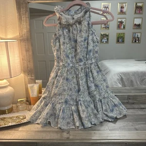 Crewcuts Floral Ruffle Party Dress Size 10 - Picture 1 of 7