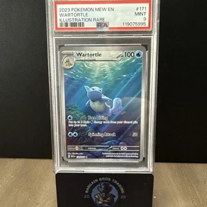 Pokémon TCG Wartortle 171/165 Holo Illustration Rare Englisch Karte PSA 9 - Bild 1 von 3