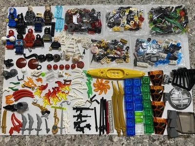 乐高大量迷你玩具、武器、碎片、配件 Globlin 蝙蝠侠蜘蛛侠 — 第 1/4 张图片