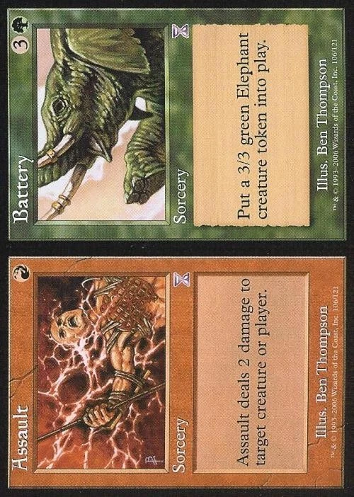 Assault / Battery - Medium Play MTG Time Spiral Time Shifted - Image 1 of 1