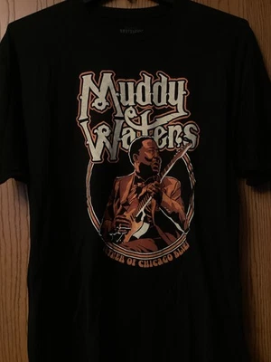 Muddy Waters - Father Of Chicago Blues - Camisa Negra 2020 - 2XL Foto 1 de 3
