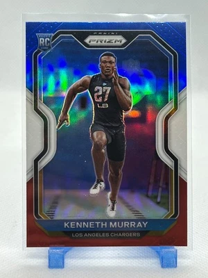Kenneth Murray 2020 Panini Prizm Red White & Blue Prizm #327 (RC) - LA Chargers - Image 1 of 2