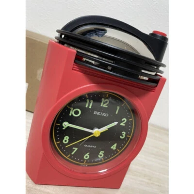 Vintage [Unused] SEIKO Alarm Clock KG573R Analog Table Clock Limited From JAPAN - Image 1 of 4