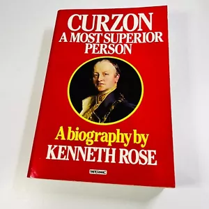 Curzon A Most Superior Person by Kenneth Rose (Paperback 1985) - Picture 1 of 12