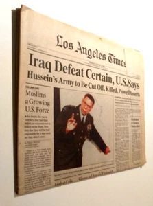 Los Angeles Times ~ Thursday January 24, 1991 ~ Gen. Colin L. Powell - Imagen 1 de 4