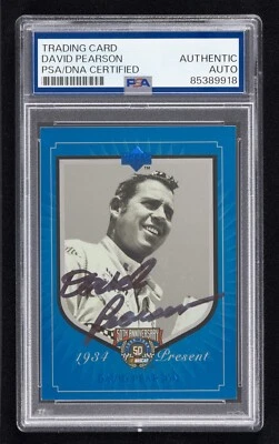 David Pearson Signed 1998 Upper Deck Road to the Cup 50th Anniversary Card (PSA) - Image 1 of 2
