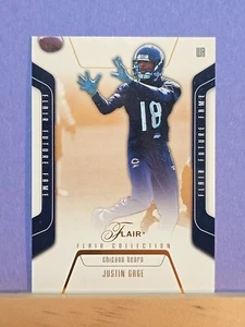 2003 Fleer Flair Justin Rookie Card 011/125 Chicago Bears - Picture 1 of 2