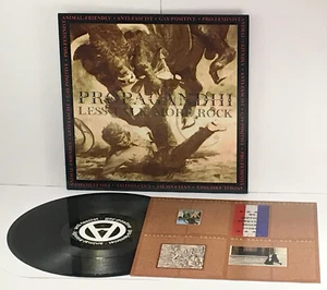 PROPAGANDHI less talk more rock Lp Record with lyrics insert , punk Vinyl - Picture 1 of 2
