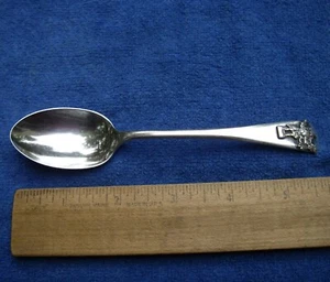 Unusual ENGLISH Sterling Teaspoon-Applied FOX Figure -1906-NR - Picture 1 of 6