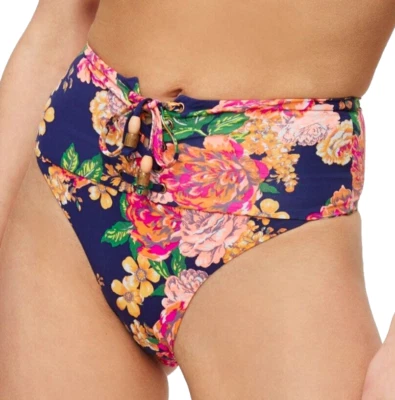 Maaji Applause High Rise & Leg Bikini Bottoms M peony - Image 1 of 4