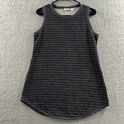 Camiseta sin mangas pequeña multicolor con logotipo de Lori Goldstein mezcla de poliéster a rayas Foto 1 de 4