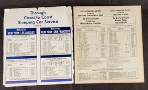 Railway Railroad Train Southwestern Ltd Central Overnight Schedule 48 pages A67 - Picture 1 of 18