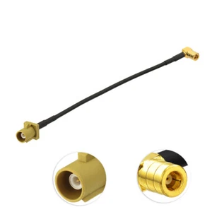 Adapter anteny satelitarnej Eightwood Fakra Curry Code K na kabel SMB - Zdjęcie 1 z 9